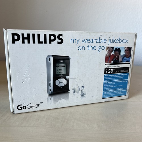 Philips gogear 2gb hdd walkman - gogear,