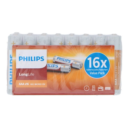 Philips aaa longlife batterien - aaa, longlife-batterien